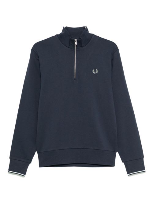Felpa uomo mezza zip FRED PERRY | M3574Z47